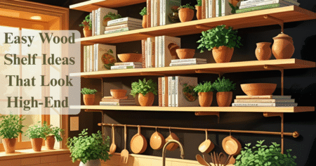 Easy Wood Shelf Ideas That Look High-End